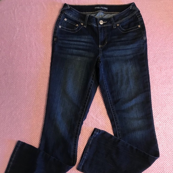 SOLD Maurices Mid Rise Slim Boot Cut Jeans 6 - Picture 2 of 11